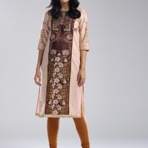 W Wishful by Women Printed Straight Kurta