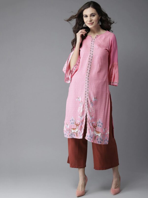 Moda Rapido Women Printed Straight Kurta