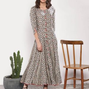 Sangria Women Printed A-Line Kurta