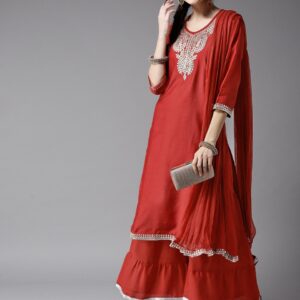 Moda Rapido Women Design Kurta with Sharara & Dupatta