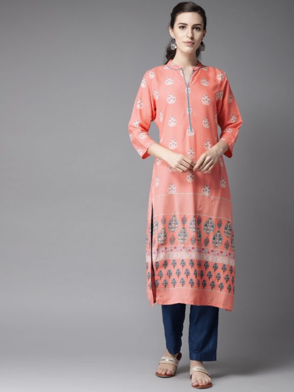 Moda Rapido Women Printed Straight Kurta