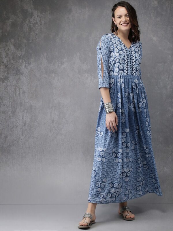 Anouk Women Printed A-Line Kurta