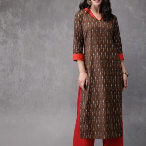 Anouk Women Printed Kurta With Palazzos