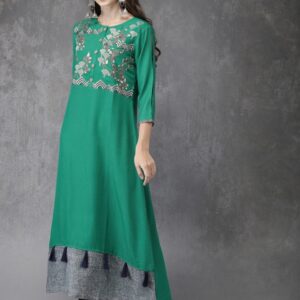 Anouk Women Yoke Design A-Line Kurta