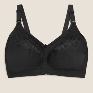 M&S Total Support Embroidered Full Cup Non Padded Bra