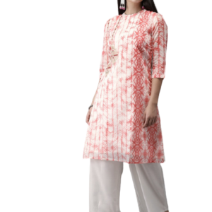 Anouk Women Printed Kurta with Palazzos