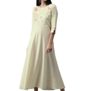 Anouk Women Design A-Line Fusion Kurta