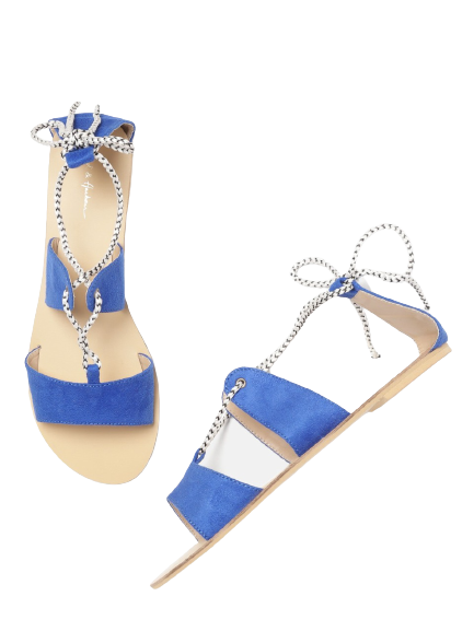 Mast & Harbour Women Blue Solid Flats