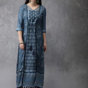 Anouk Women Printed A-Line Kurta