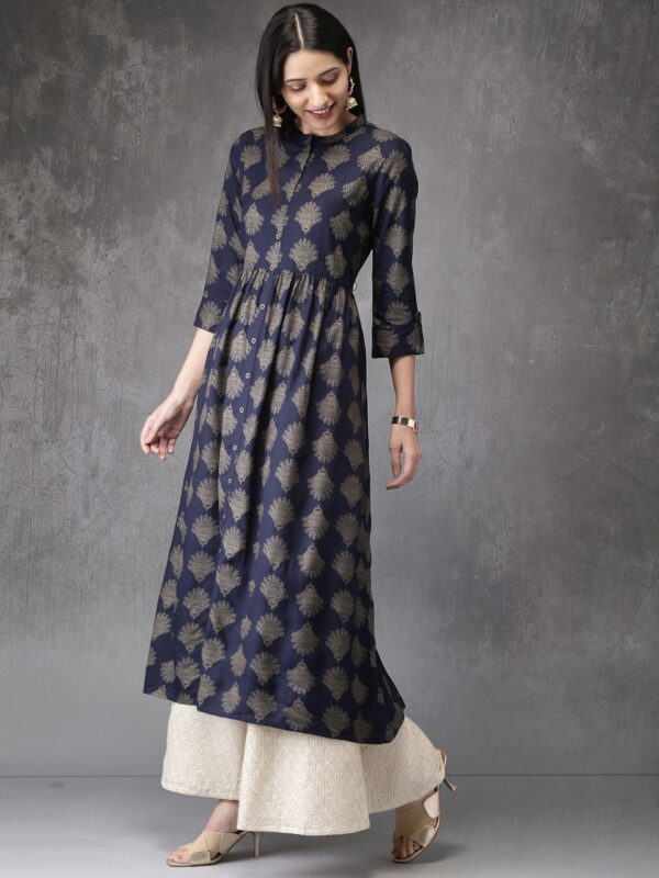 Anouk Women Printed A-Line Kurta