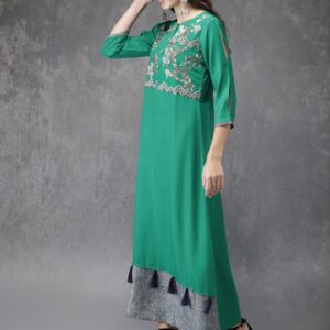 Anouk Women Yoke Design A-Line Kurta