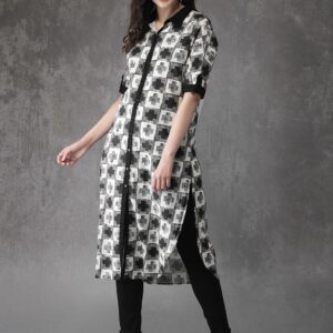 Anouk Women Printed A-Line Kurta