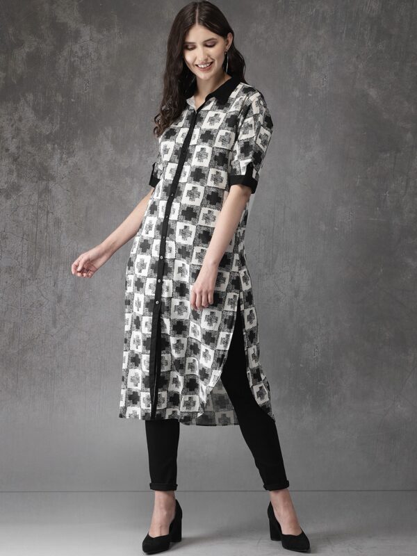 Anouk Women Printed A-Line Kurta