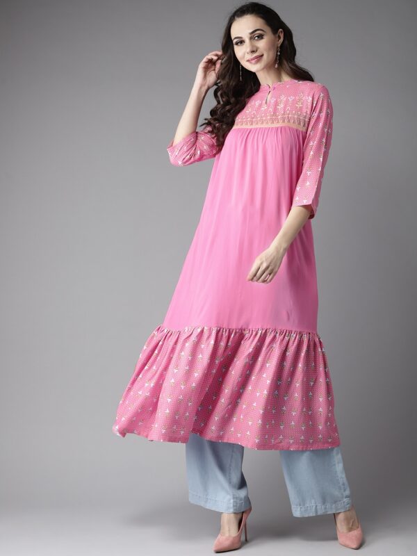 Moda Rapido Women Printed A-Line Kurta