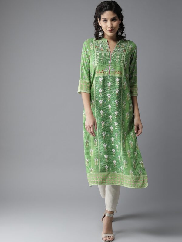 Moda Rapido Women Printed Straight Kurta