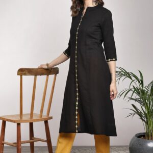 Sangria Women Solid Straight Kurta