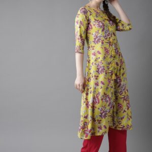 HERE&NOW Women Printed A-Line Kurta