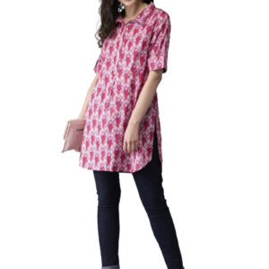 Anouk Women Printed Straight Kurta