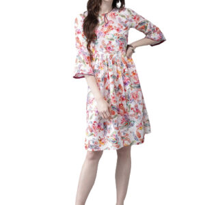 Anouk Women Printed A-Line Kurta