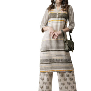 Anouk Women Printed Kurta With Palazzos