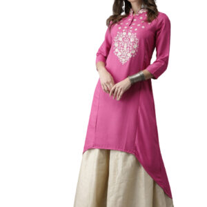 Anouk Women Embroidered Straight Kurta