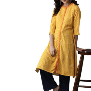 HERE&NOW Women Striped A-Line Kurta