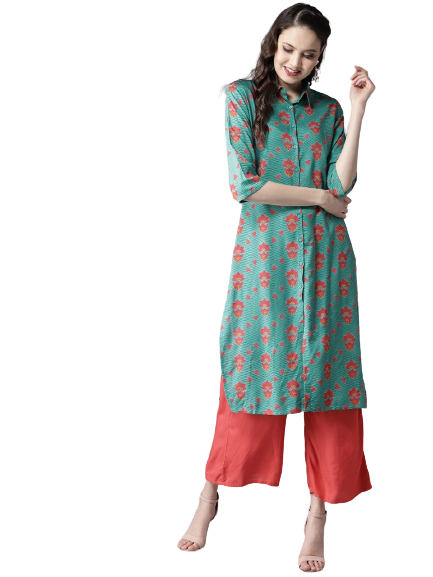 HERE&NOW Women  Printed Straight Kurta