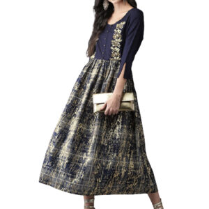 Anouk Women Printed A-Line Kurta