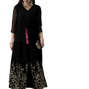 Anouk Women Printed Kurta with Trousers