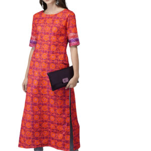 Anouk Women Floral Printed Straight Kurta