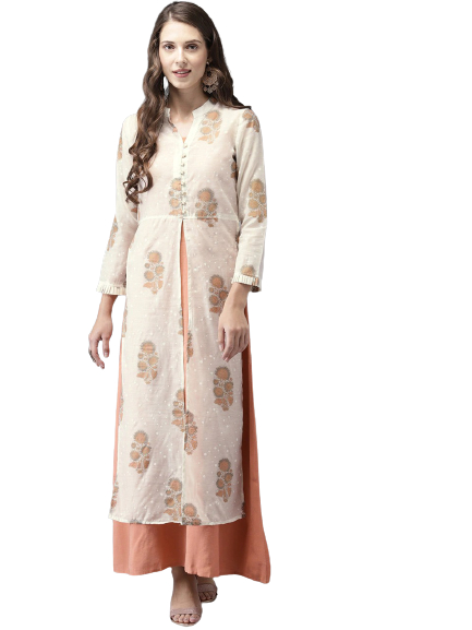 Anouk Women Printed A-Line Kurta