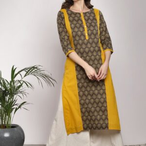 Sangria Women Printed Straight Kurta