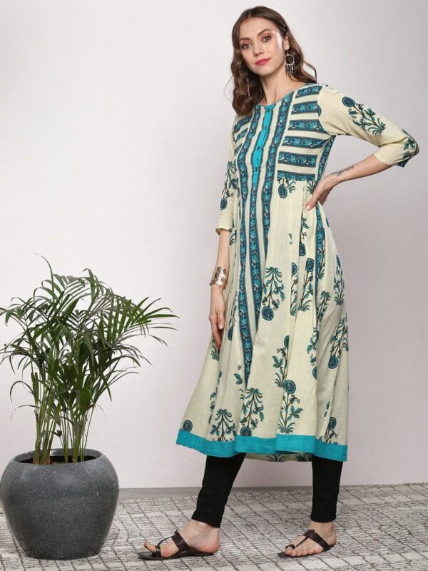 Sangria Women Printed A-Line Kurta