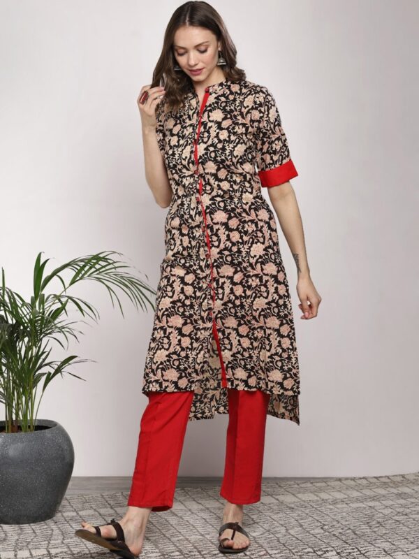 Sangria Women Printed A-Line Kurta