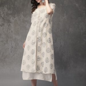 Anouk Women Printed A-Line Kurta