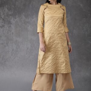 Anouk Women Self Design Kurta with Trousers