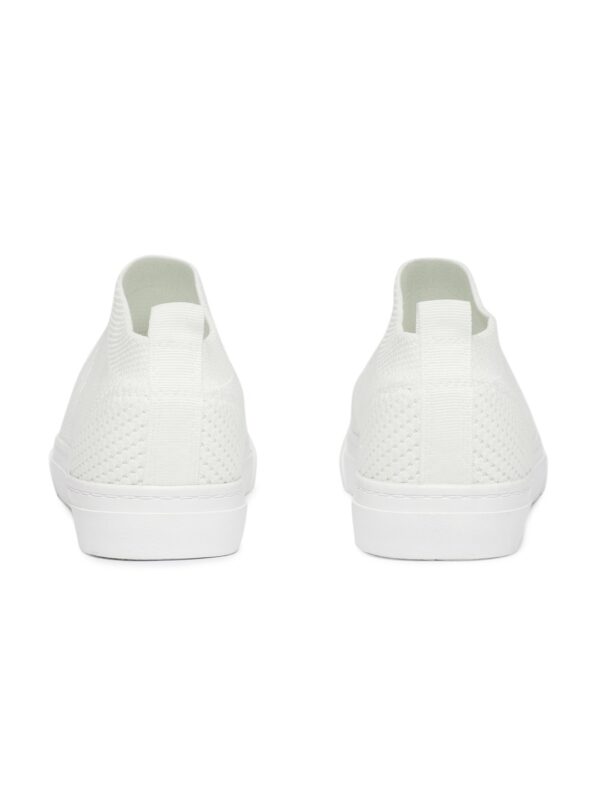 ether Women White Slip-On Sneakers