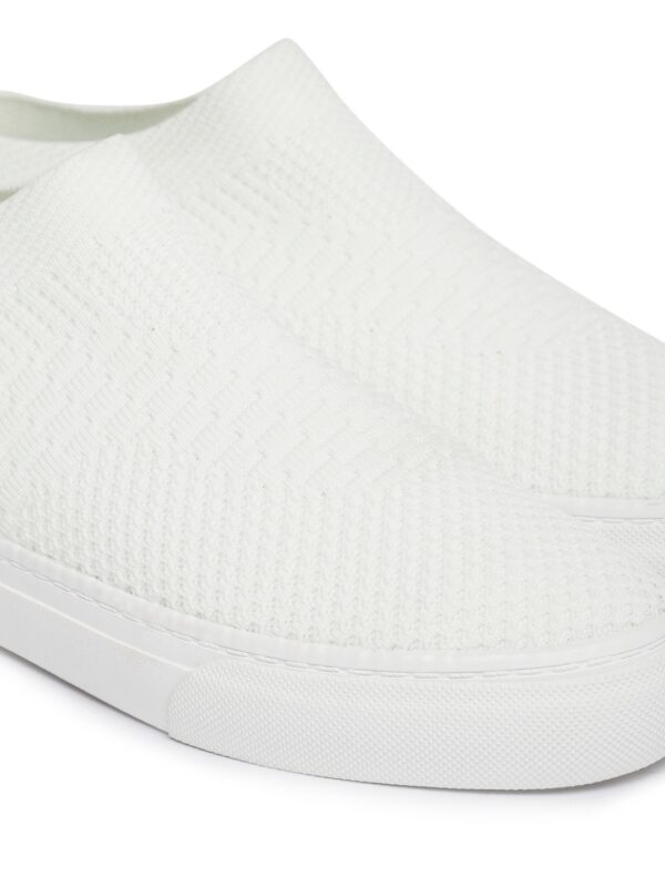 ether Women White Slip-On Sneakers