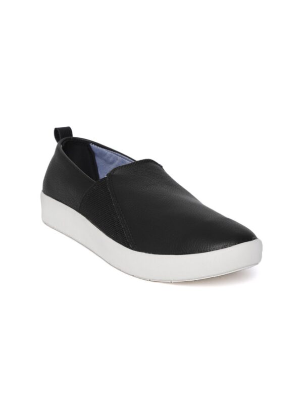 Keds Women Leather Slip-On Sneakers