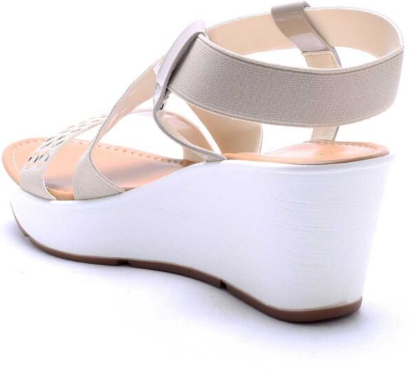 Cerutti  Women Beige, Gold Wedges Sandal