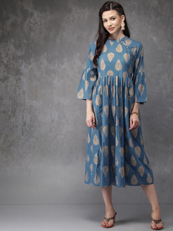 Anouk Women Printed A-Line Kurta