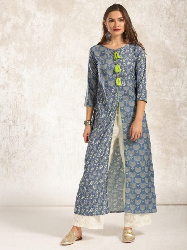 Anouk Women Printed A-Line Kurta