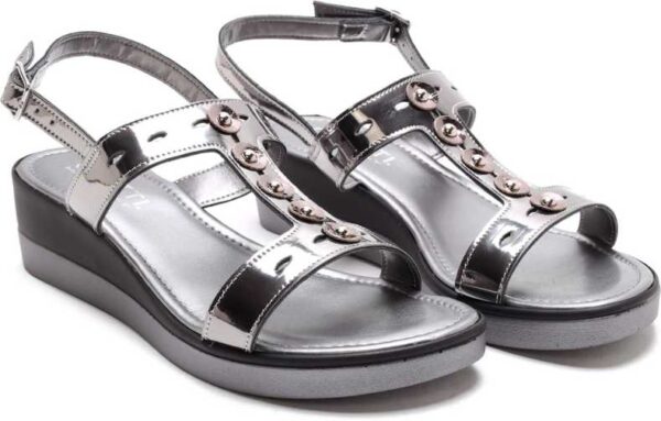 Cerutti  Women Grey Wedges Sandal