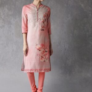 Anouk Women Printed Kurta with Churidar