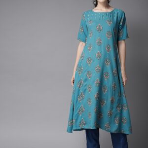 Moda Rapido Women Printed A-Line Kurta