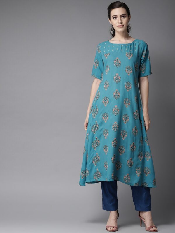 Moda Rapido Women Printed A-Line Kurta