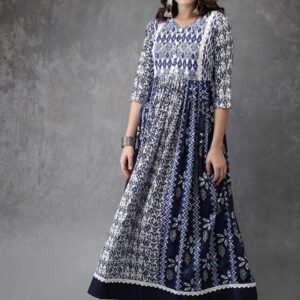 Anouk Women Printed Anarkali Kurta