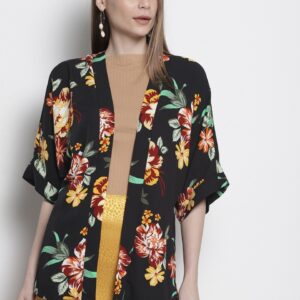 DOROTHY PERKINS Women Printed Open Front Shrug