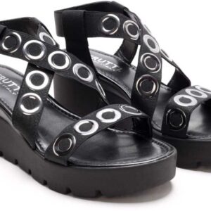 Cerutti  Women Black Wedges Sandal