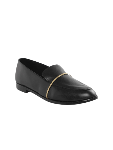 her by invictus Women Black Solid Loafers